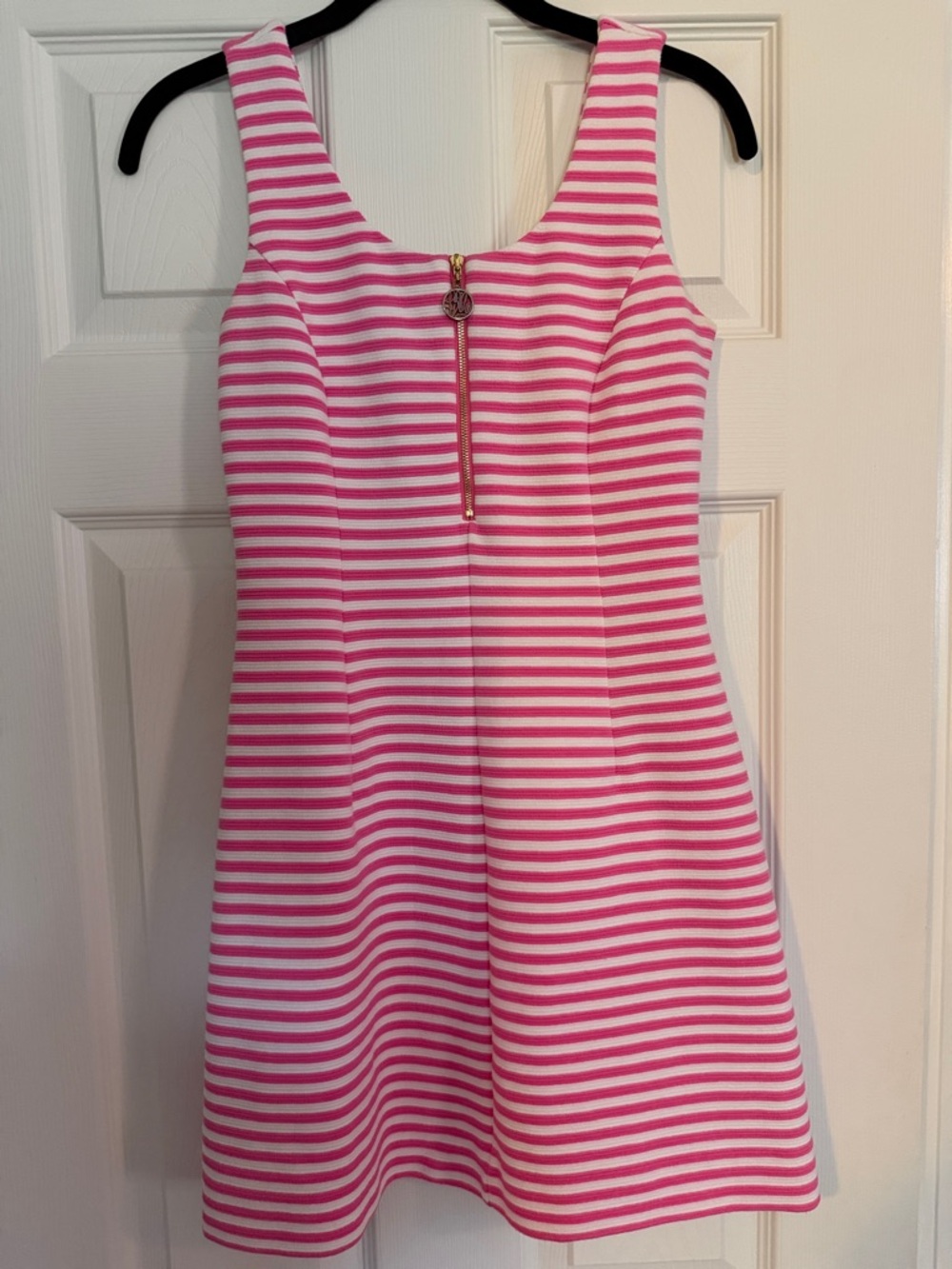 Lilly Pulitzer Pink and White Striped Mini Dress